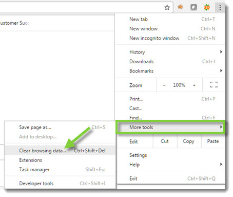 Clearing Browsing Data from Google Chrome – Help Center